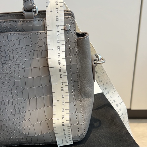 Treasure and Bond Logan Satchel, grey leather - Picture 12 of 13